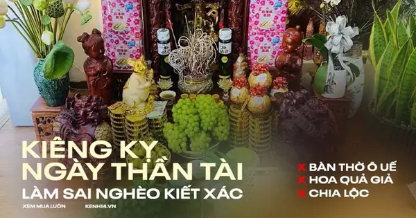 Cúng Ngày Vía Thần Tài Có 7 Điều Kiêng Kỵ Cần Nhớ: Làm Sai Bề Trên ...
