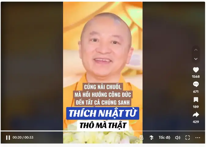 “cúng Nải Chuối Mà Hồi Hướng Khắp Chúng Sanh” | Chùa ...