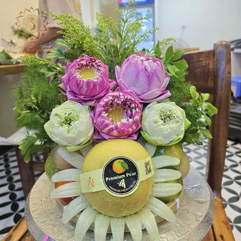 Mâm Hoa Quả Đơn Giản Cúng Giao Thừa Ngày Tết Đầy Tài Lộc - Tâm Đồ ...