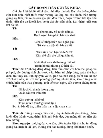Khoa Cúng Cắt Tiền Duyên: Những Điều Cần Biết Về Nghi Thức Tâm Linh