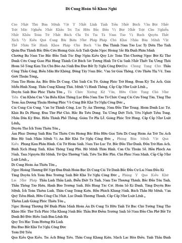 Cung Hoán Số Khoa Nghi | Pdf