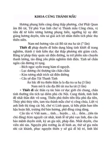 Cúng Mẫu Thượng Ngàn: Cẩm Nang Toàn Tập Về Nghi Lễ Và Ý Nghĩa Tâm Linh