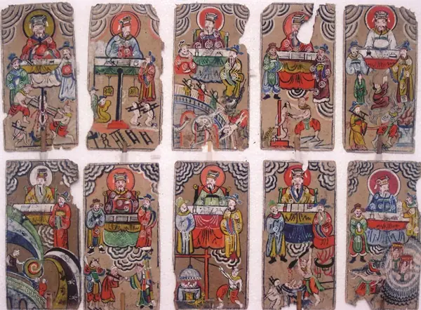 Hai Bộ Tranh Thập Điện Diêm Vương - Thập Điện Long Vương - Tạp ...