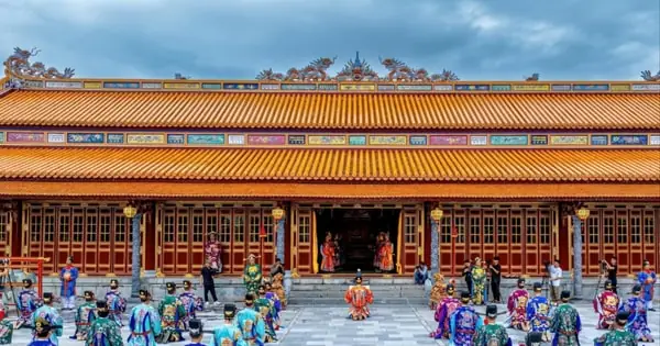 Tái Hiện Lễ Thiết Triều Tại Điện Thái Hòa Trong Hoàng Cung Huế