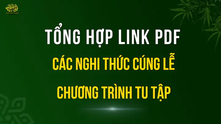 Khoá Cúng Tổng Hợp Pdf Download: Kho Nguồn Văn Khấn Chi Tiết Cho Người Dân Việt