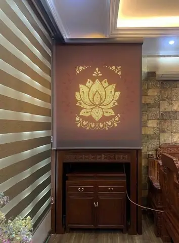 Rèm Bàn Thờ Chung Cư Tạo Không Gian Thờ Cúng Trang Nghiêm