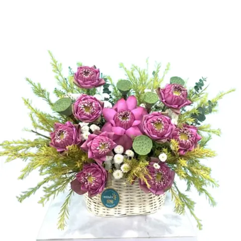 Top 10 Mẫu Lẵng Hoa Cúng Phật Đẹp, Ý Nghĩa Phù Hợp Mọi Dịp