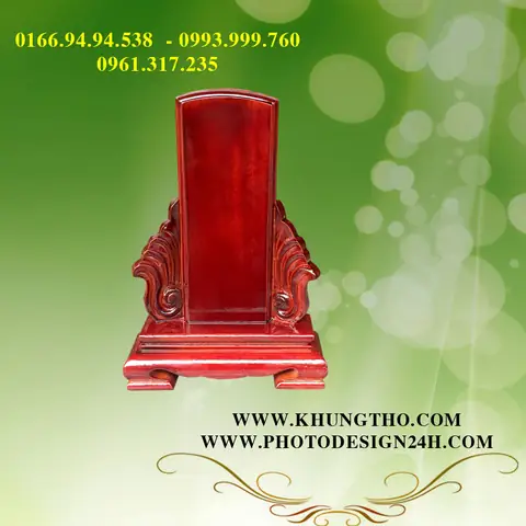 Bài Vị Bằng Gỗ, Bài Vị Thờ Tên Người Đã Mất Tương Đồng Như Di Ảnh