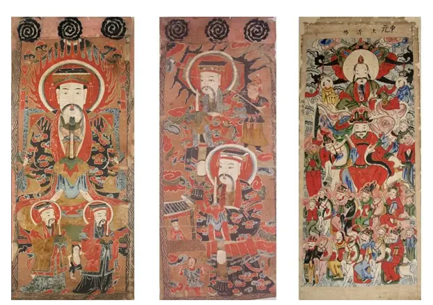 Bộ Tranh Thờ Bàn Vương Dân Tộc Dao - Ảnh Tư Liệu Tại Bảo Tàng Tỉnh Điện Biên