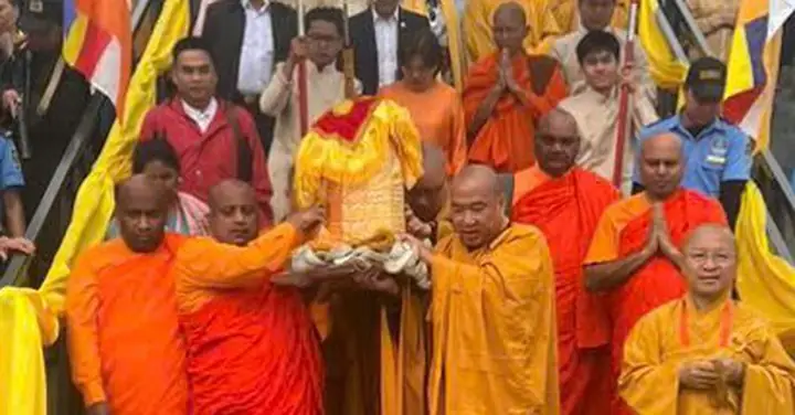 Cung Rước Xá Lợi Phật Rời Núi Bà Đen, Bắt Đầu Hành Trình Đến Chùa ...