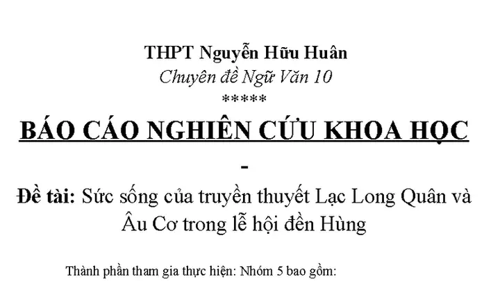 Sức Sống Truyền Thuyết Lạc Long Quân & Âu Cơ Trong Lễ Hội Đền ...