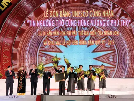 Lễ Đón Bằng Unesco Công Nhận “tín Ngưỡng Thờ Cúng Hùng ...