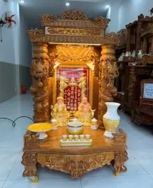 Mẫu Bàn Thờ Thần Tài Ông Địa Hiện Đại, Giá Tốt