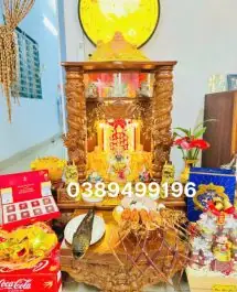 Trọn Bộ Bàn Thờ Ông Địa – 10 Mẫu Đẹp, Đầy Đủ & Giá Tốt