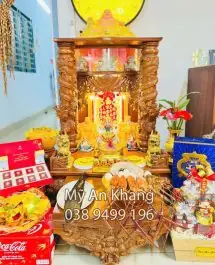 10 Mẫu Bày Bàn Thờ Thần Tài Đẹp, Chuẩn Phong Thủy, Hút Tài Lộc