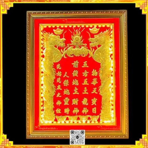 Bài Vị Ngũ Phương Ngũ Thổ Long Thần