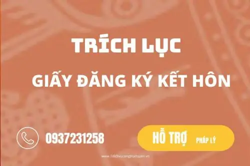 Dịch Vụ Xin Trích Lục Giấy Đăng Ký Kết Hôn Bị Mất › Dịch Vụ