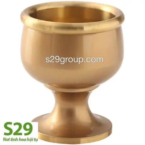 Ly Nước Thờ Cúng Bằng Đồng Cao Cấp,độ Dày Cao - S29 Group