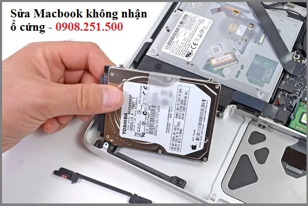 Sửa Macbook Không Nhận Ổ Cứng Lấy Liền Hcm