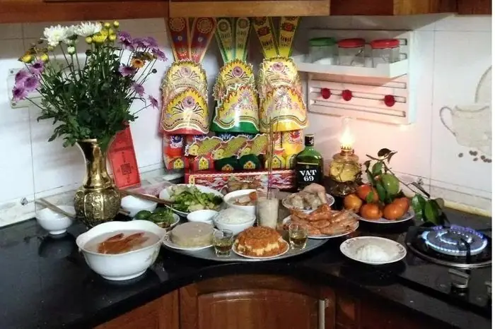 Mâm Cỗ Cúng Ông Công Ông Táo Ngày 23 Tháng Chạp Đầy Đủ, Chi ...