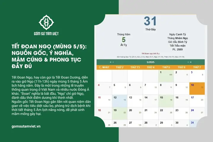 Bảng So Sánh Mâm Cỗ Cúng Tết Đoan Ngọ: Lễ Vật, Món Ăn & Nghi Thức