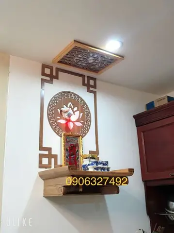 Bàn Thờ Ông Táo Treo Tường Lắp Đặt Nhanh Tại Nhà Chất Lượng Cao