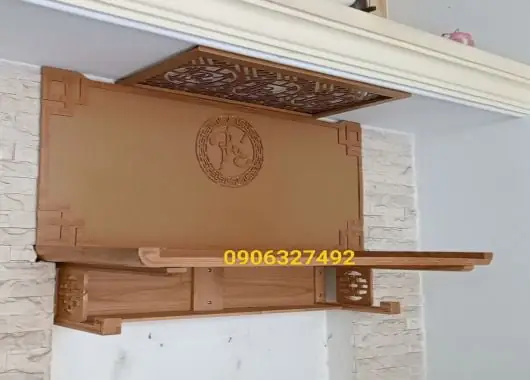 Bàn Thờ Treo Tường Kích Thước Lớn Lắp Đặt Nhanh Tại Nhà Chất Lượng ...