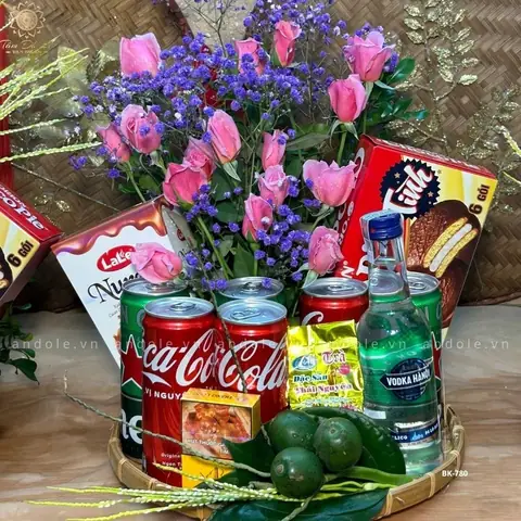 Mâm Bánh Kẹo - Mẫu 7 - Tâm Đồ Lễ