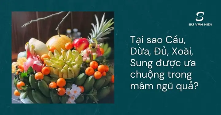 Tại Sao Cầu, Dừa, Đủ, Xoài, Sung Được Ưa Chuộng Mâm Ngũ Quả?