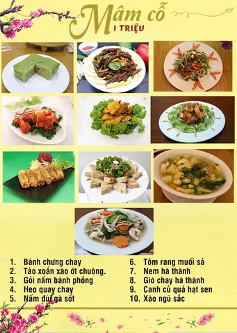 Top Mâm Cỗ Chay Cúng Giao Thừa Đầy Đủ, Ngon Mouth Và Ý Nghĩa Nhất