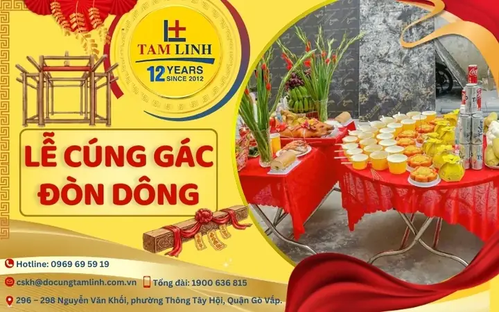 Lễ Cúng Gác Đòn Dông: Sắm Lễ, Văn Khấn & Thủ Tục Đầy Đủ