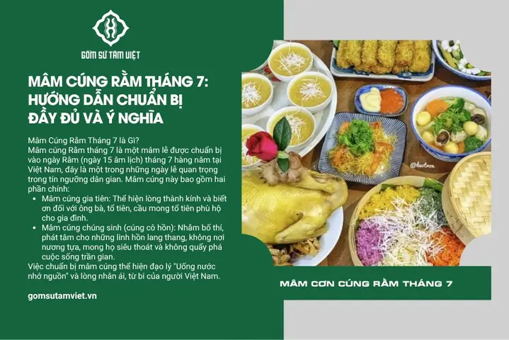 Cẩm Nang Chuẩn Bị Mâm Cúng Rằm Tháng 7: Ý Nghĩa, Lễ Vật Và Nghi Thức Trang Nghiêm