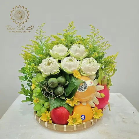 Mâm Hoa Quả Cúng Tất Niên Đơn Giản Đầy Đủ Chuẩn Theo Phong Tục ...