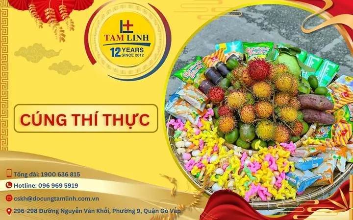 Cách Cúng Thí Thực Tại Nhà Chuẩn Nhất 2026 & Bài Khấn