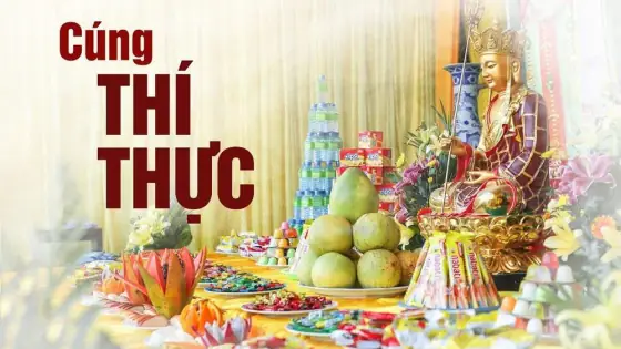 Nghi Thức, Mâm Cỗ Và Văn Khấn Cúng Thí Thực