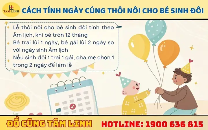Cẩm Nang Chuẩn Bị Mâm Cúng Thôi Nôi Sinh Đôi Trọn Vẹn Ý Nghĩa