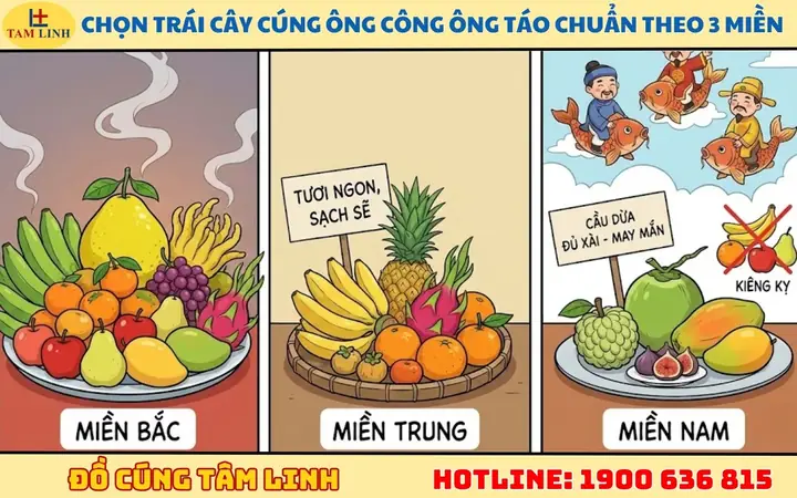 Cẩm Nang Chuẩn Bị Mâm Quả Cúng Ông Táo: Ý Nghĩa Và Quy Tắc Phong Thủy 3 Miền
