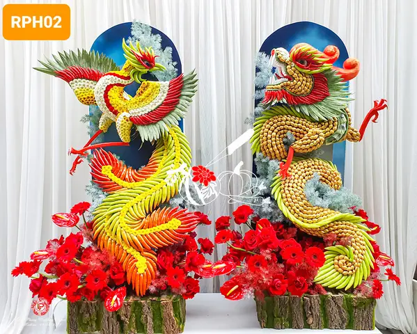 Rồng Phụng Trái Cây - Mâm Quả Cưới Sang Trọng & Ý ...