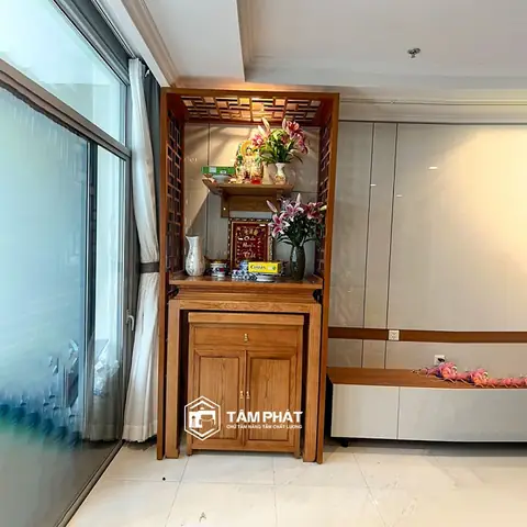 Bàn Cúng Cơm Gỗ Mít