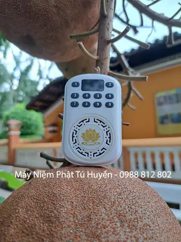 Máy Niệm Phật Mini Đeo Cổ 50 Giọng Niệm