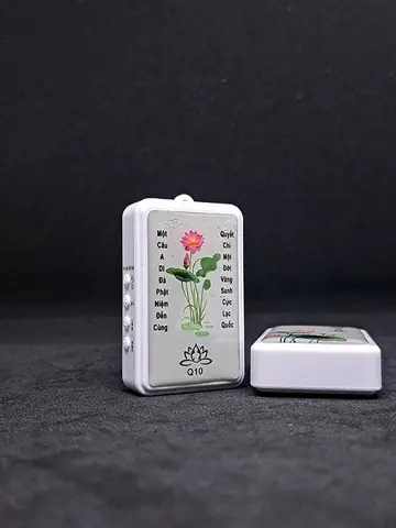 Máy Niệm Phật Nhỏ Hình Cây Sen