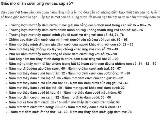 Mơ Thấy Đám Hỏi Của Mình Đánh Con Gì? Giải Mã Chi Tiết Và Các Con Số May Mắn