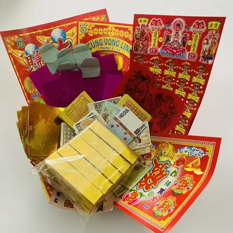 Bộ Giấy Cúng Vong Linh - Cúng Chúng Sinh - Cúng Cô Hồn (đầy Đủ)