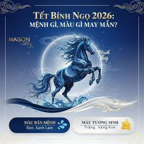 Năm 2026 Cúng Màu Gì? Bảng Màu Phong Thủy Đón Tài Lộc