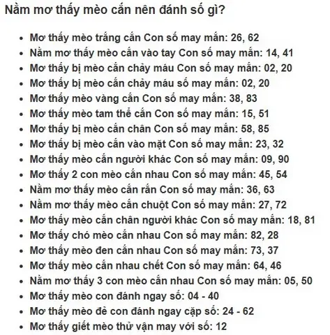 Nằm Mơ Thấy Mình Giết Mèo Đánh Con Gì? Giải Mã Chi Tiết Ý Nghĩa Và Các Con Số May Mắn