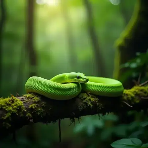 Giải Mã Chi Tiết Ý Nghĩa Giấc Mơ Thấy Nhiều Rắn Lục Xanh: Điềm Báo Và Con Số May Mắn