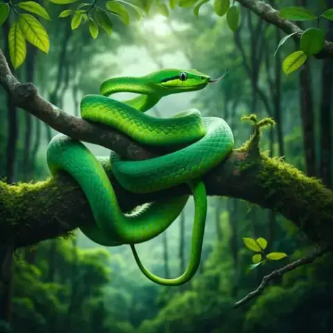 Giải Mã Giấc Mơ Thấy Rắn Lục Xanh Cắn Vào Chân: Điềm Báo Gì Và Cách Ứng Phó?