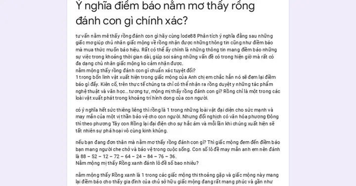 Giải Mã Giấc Mơ Thấy Rồng Trắng: Điềm Báo Tâm Linh Và Con Số May Mắn