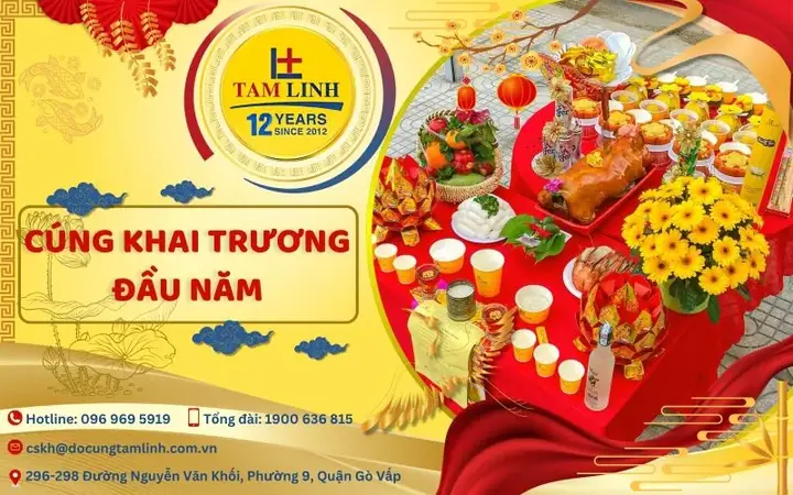 Cúng Khai Trương Đầu Năm 2026 Thu Hút Tài Lộc Năm Mới