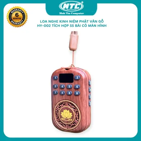 Loa Nghe Kinh Niệm Phật Hy-002 Vân Gỗ Có Sẵn 55 Bài / Có Khe Thẻ ...